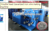 Double head Gavanized iron wire making machine